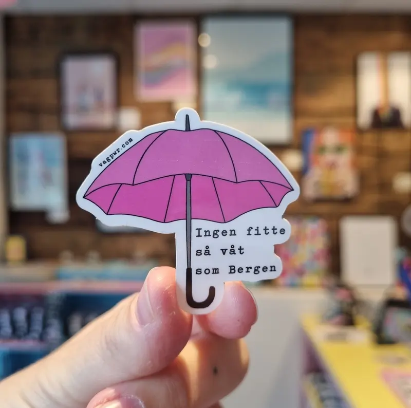 10 x Bergen sticker