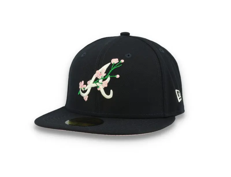 59FIFTY Atlanta Braves Side Patch Bloom