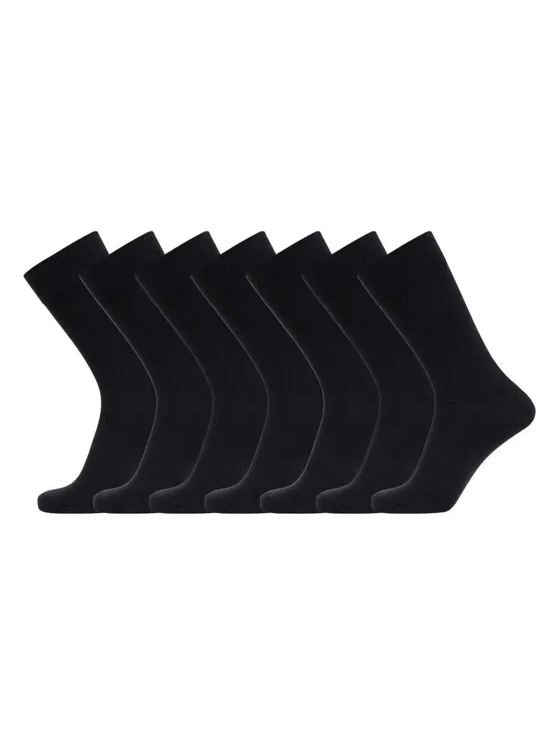 7-pack Bambussokker - Black