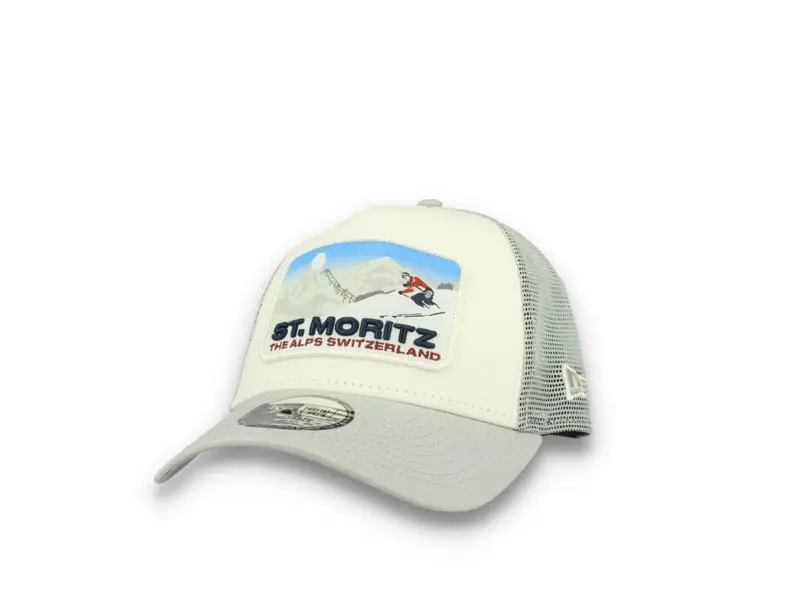 9FORTY A-Frame Trucker Ski Patch Grey/White