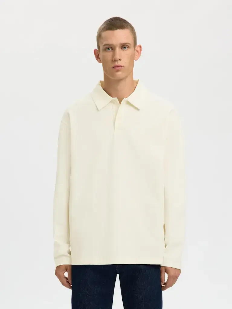 Aiden LS Polo - Egret