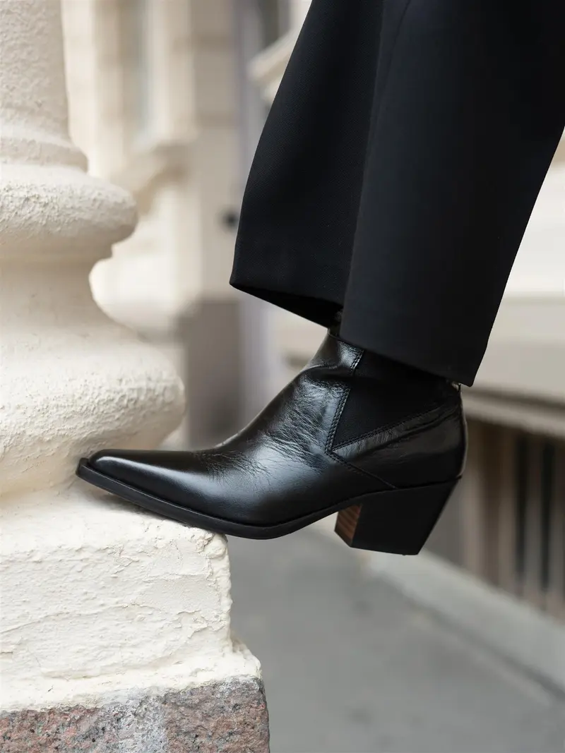 Ancle Boots Creta Nero