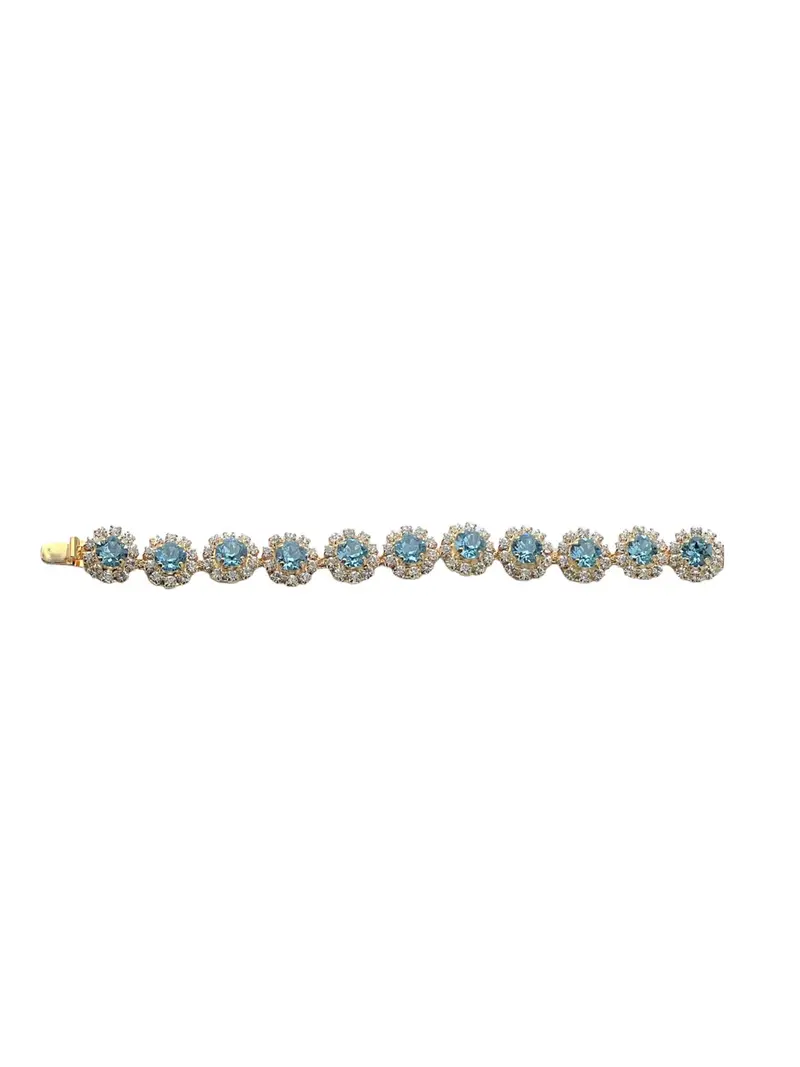 Aqua Petit Fleurs bracelet