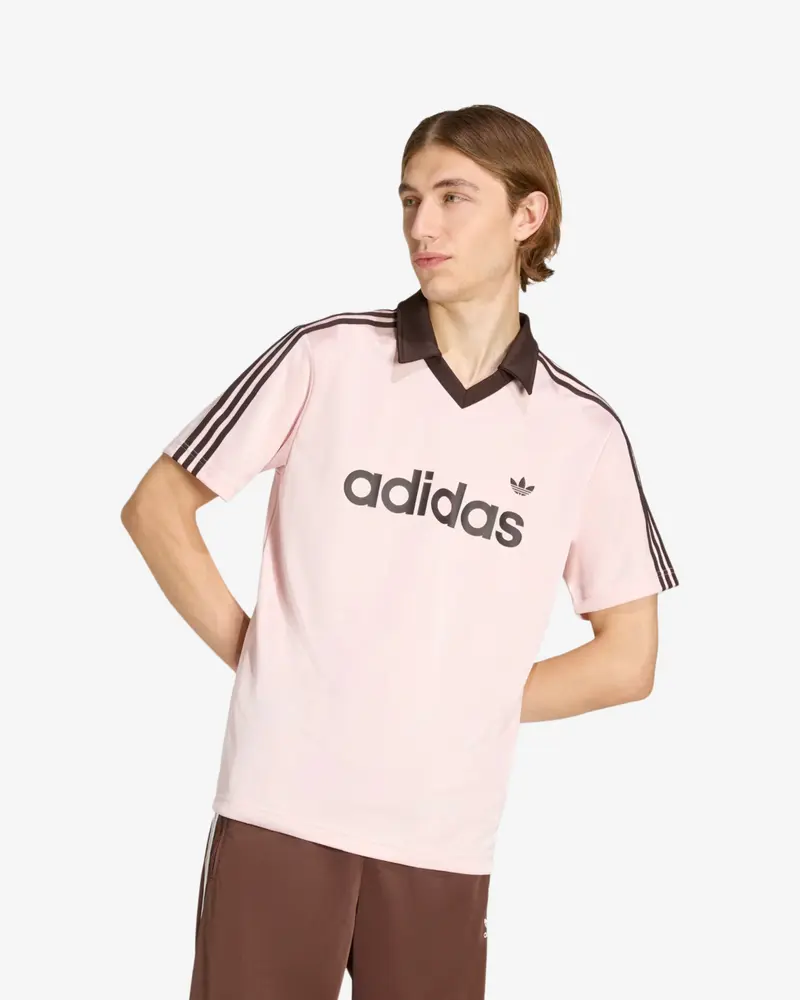 ARCHIVE COLLAR JERSEY - SANDY PINK