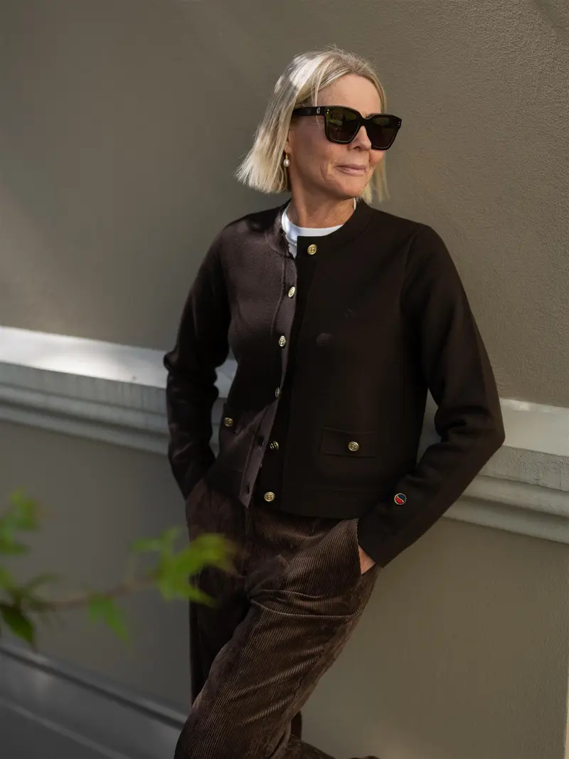 Aria Cardigan Chocolat