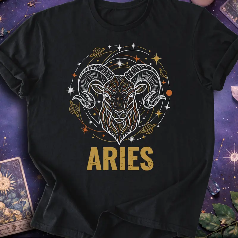 Aries Celestial Ram T-Shirt