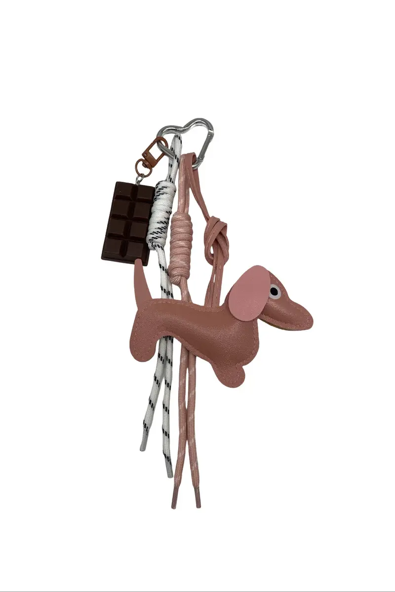 BAG CHARM Choco dog