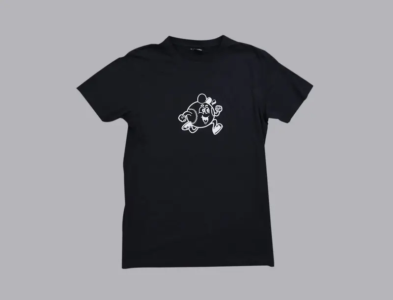 Baseball Maskot Tee Navy/White