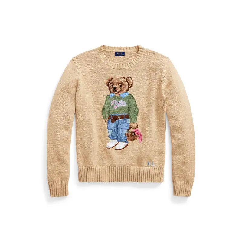Beige Bear genser