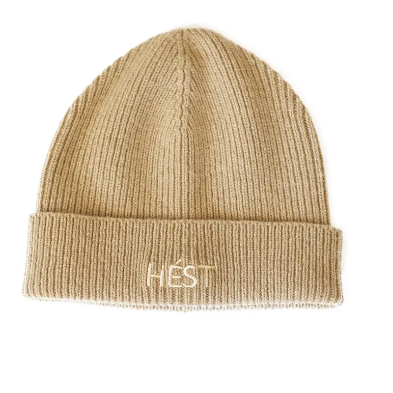 Beige Hest Beanie