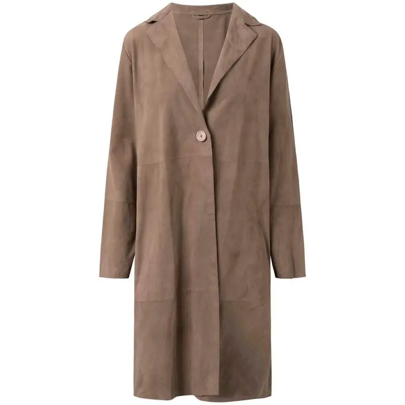 Beige Long Cardigan