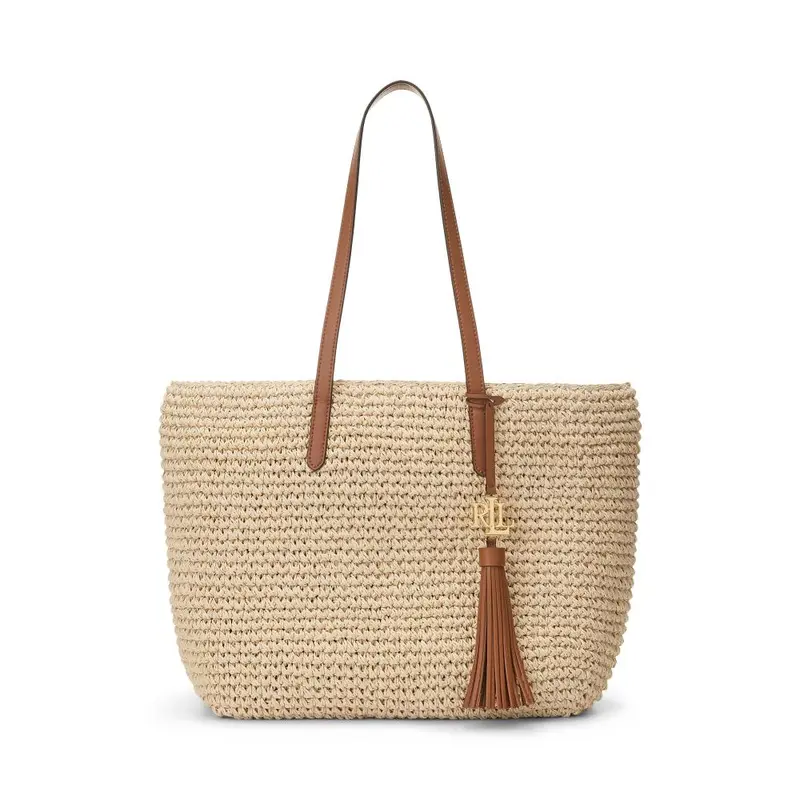 Beige Tote Whitney Straw