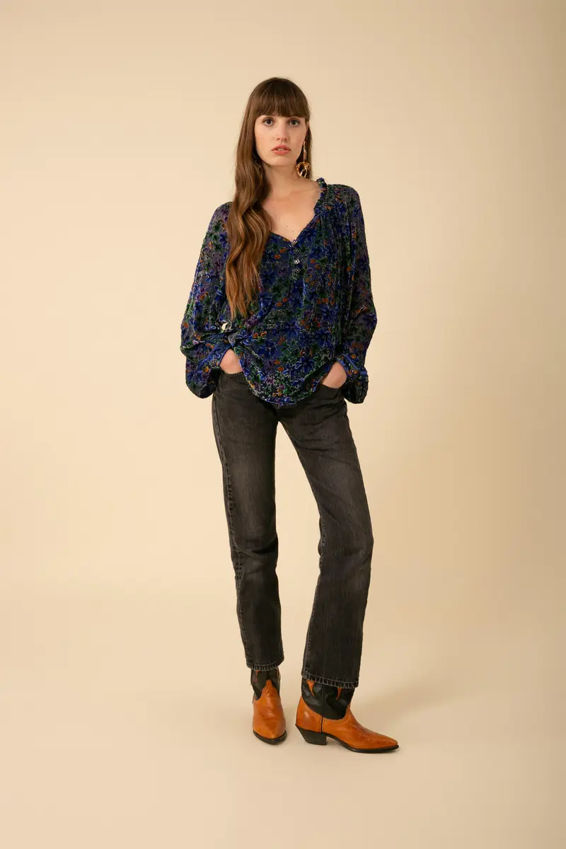 Blå Alicia Blouse