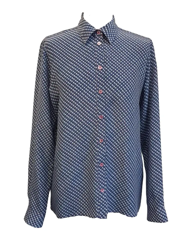 Blå bluse