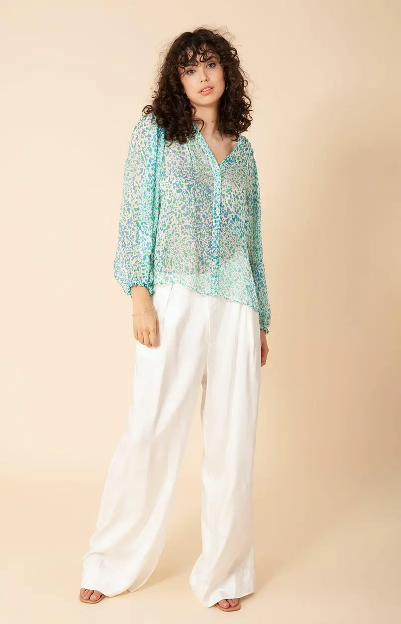 Blå Catey Blouse