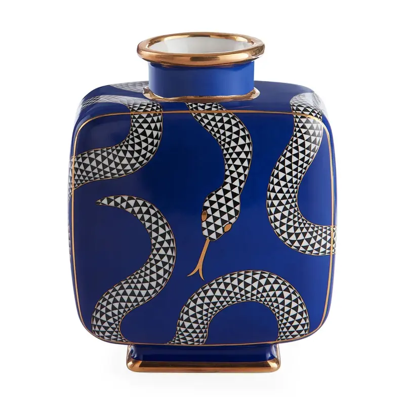Blå Eden Square Vase