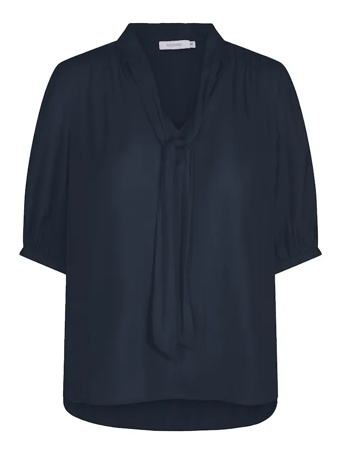 Blå Jessica Basic Blouse