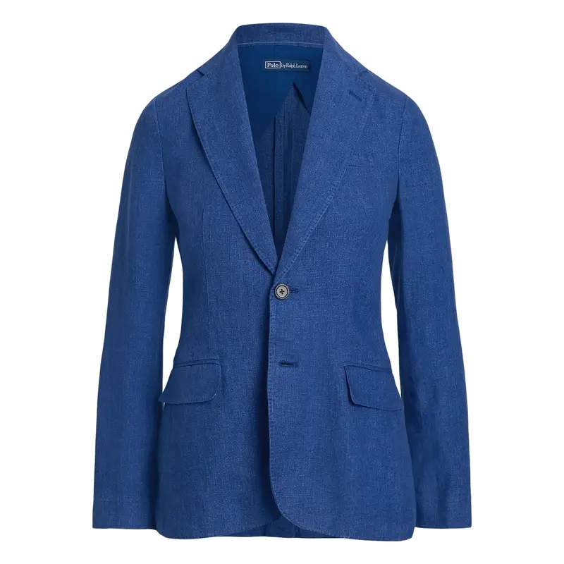 Blå Linen Blazer
