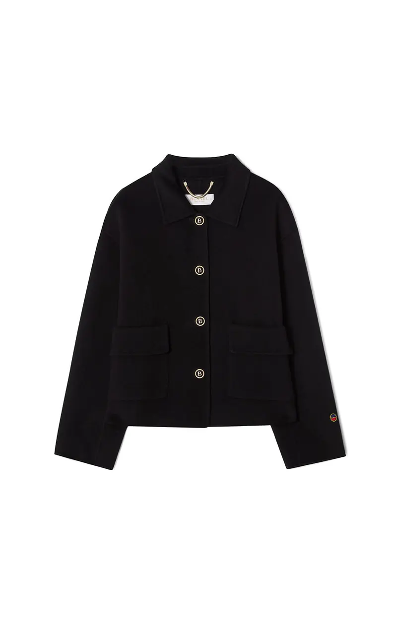 Black Becky Double Face Jacket