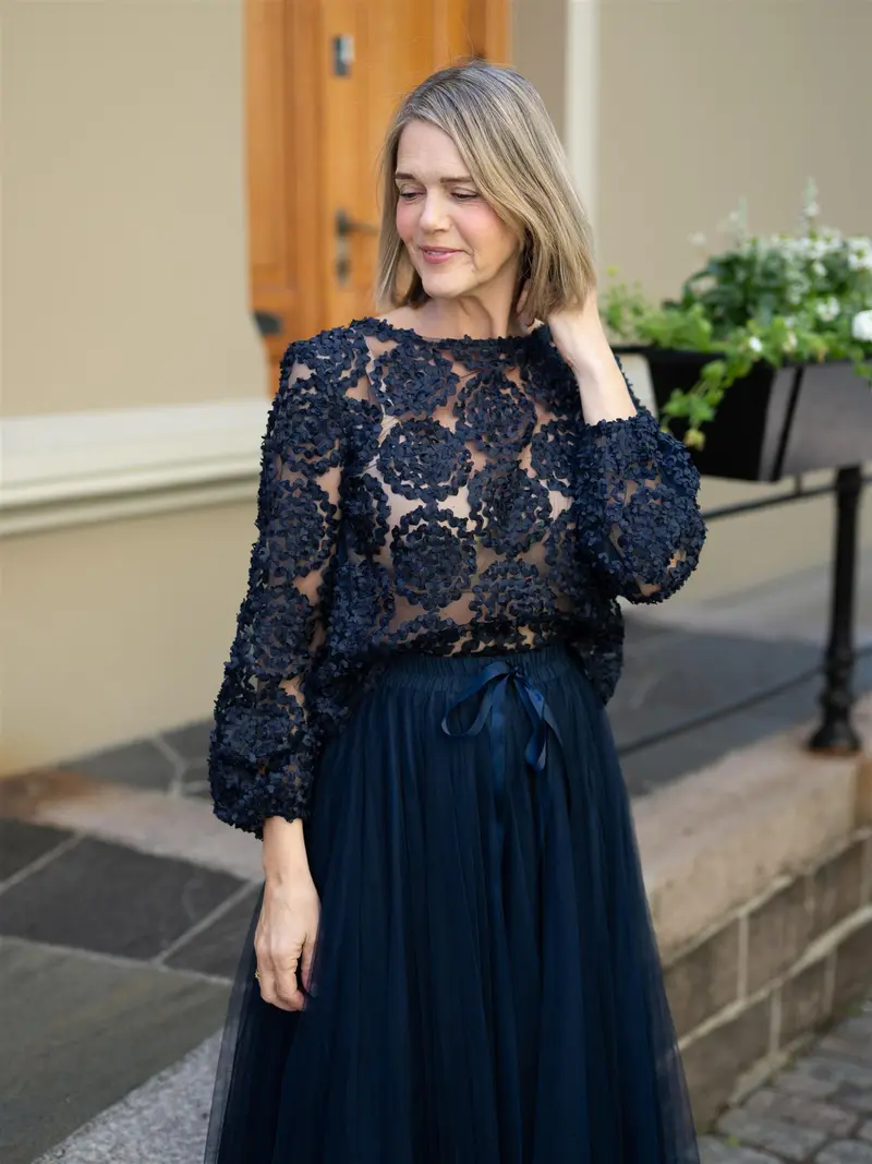 Blondetopp Navy