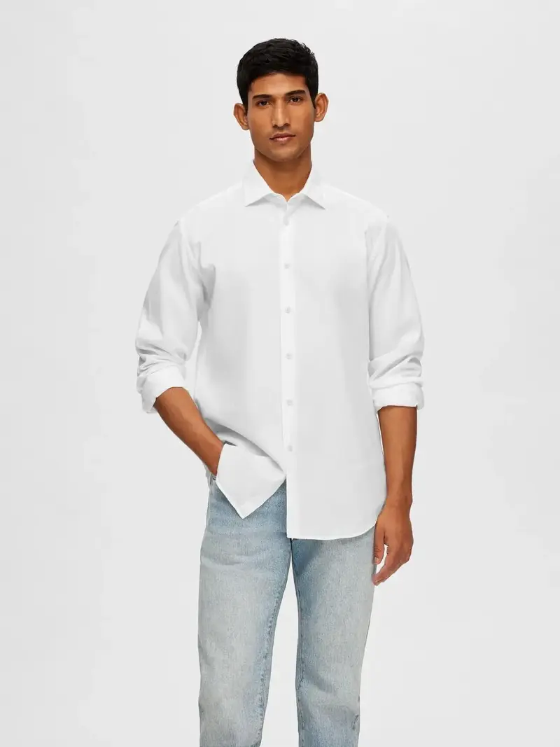Bond Regular Skjorte - Bright White