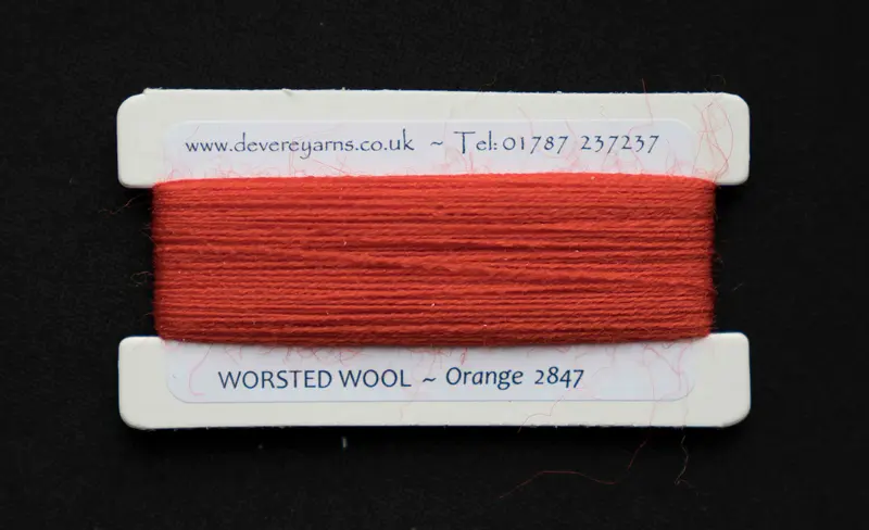 Broderigarn - Ull - Orange