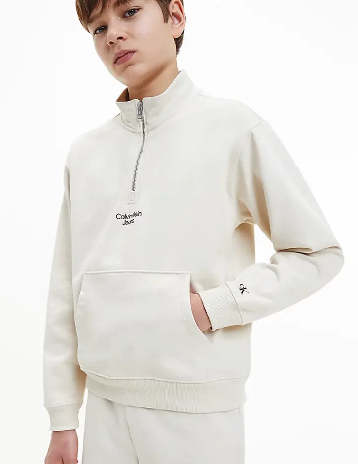 Calvin Klein half zip til gutt