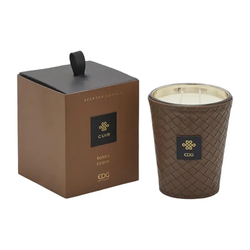 Candela Cuir Con Profumo