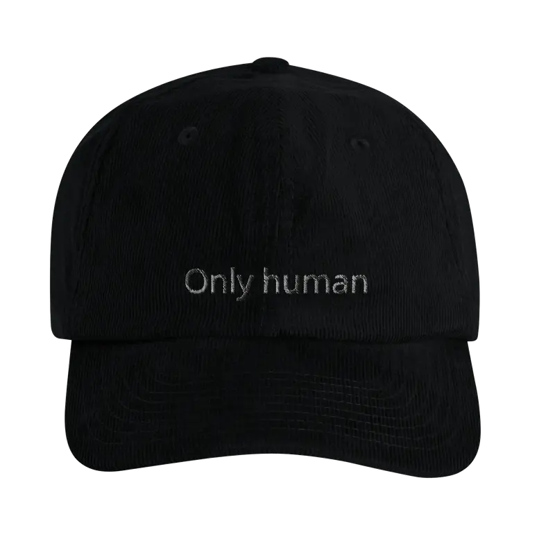 CORDUROY DAD CAP - ONLY HUMAN