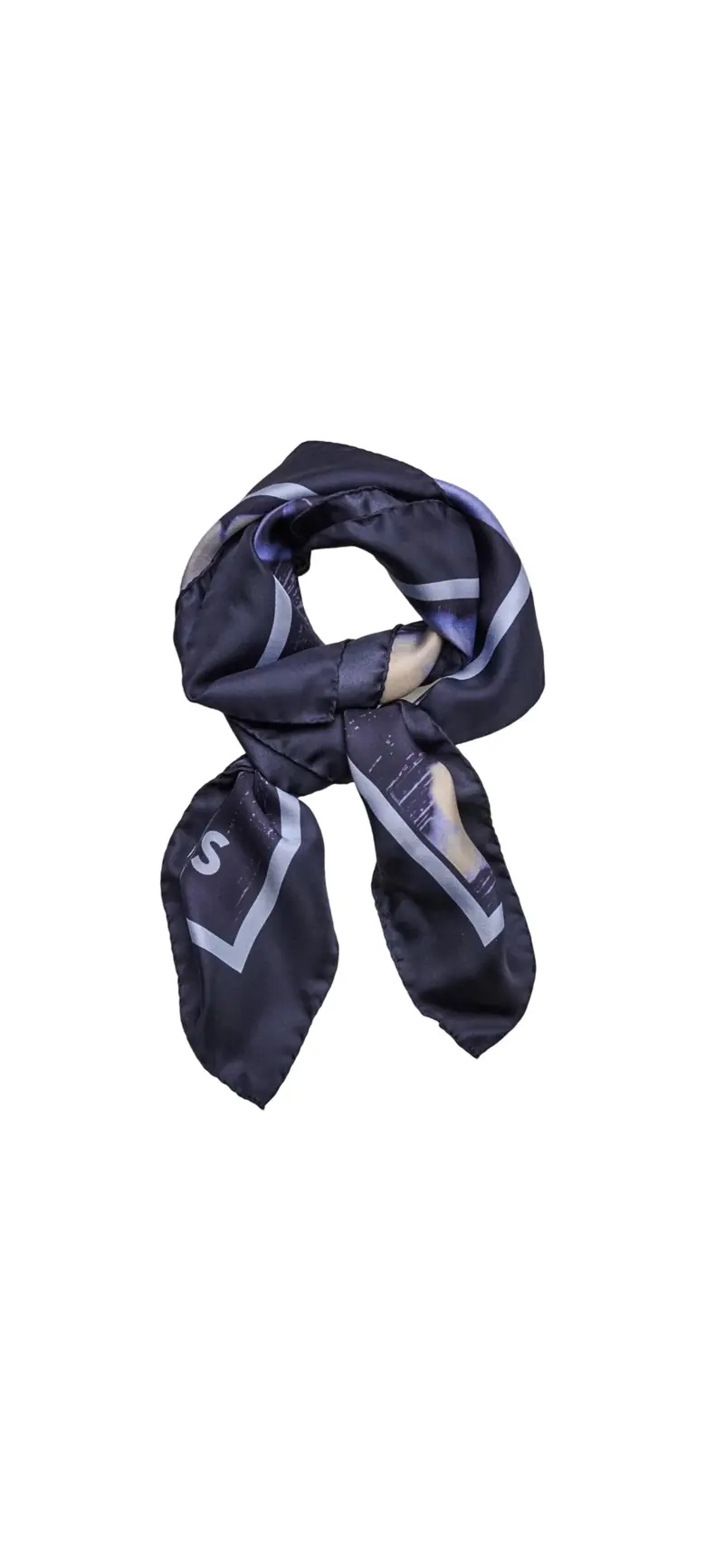 Dark Blue Lainy_1 skjerf