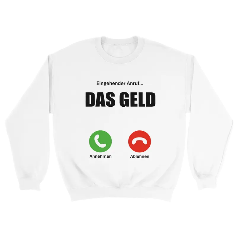 DAS GELD RUFT AN PULLOVER