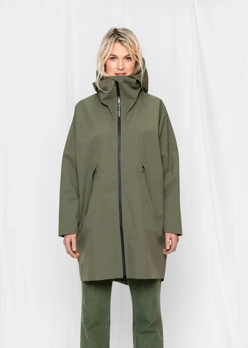 Drizzle regnjakke - Army