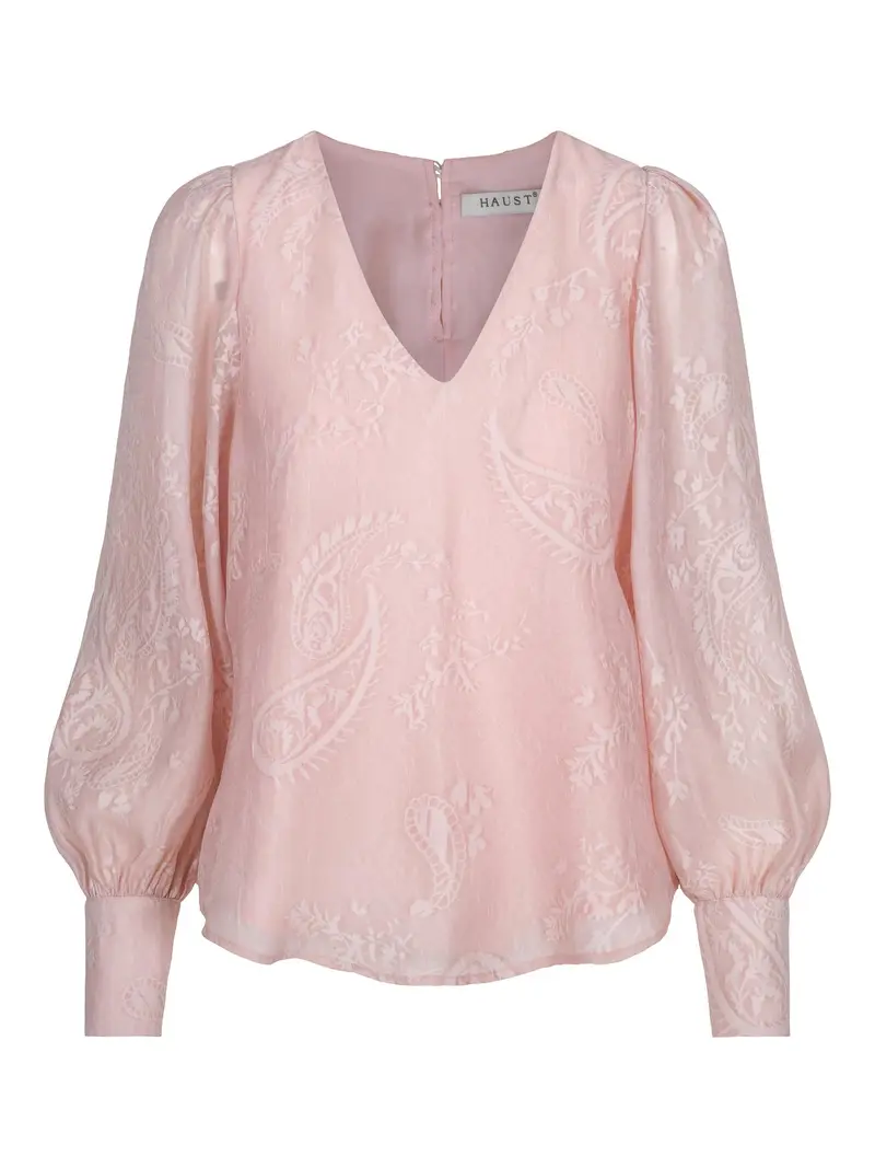 Dusty pink Button fab blouse