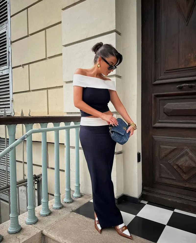 Essential Midi Skirt | Midnight