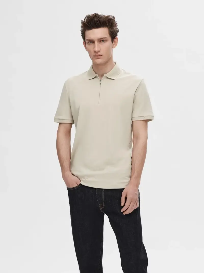 Fave Polo - Oatmeal