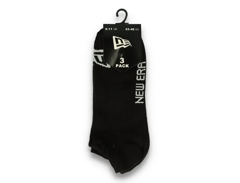 Flag Sneaker Sock 3-Pack Black