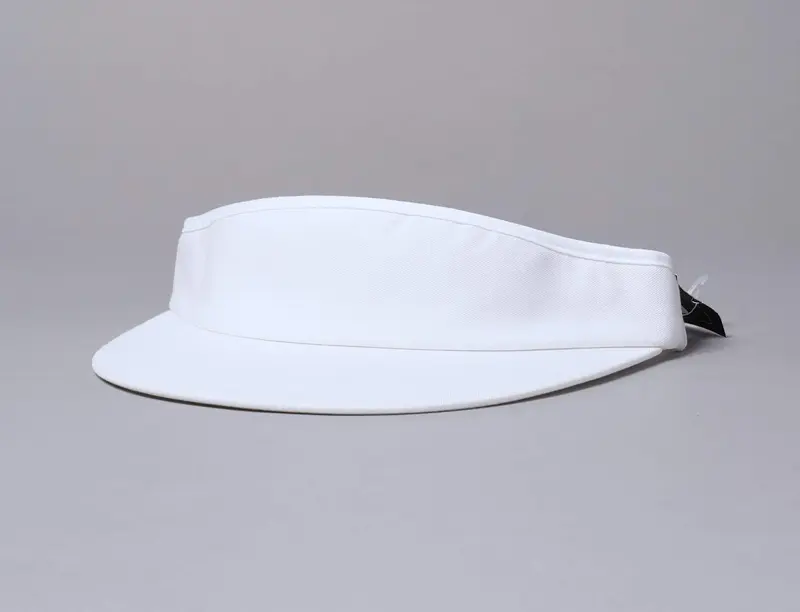 Flat Round Visor Cap 8051 White