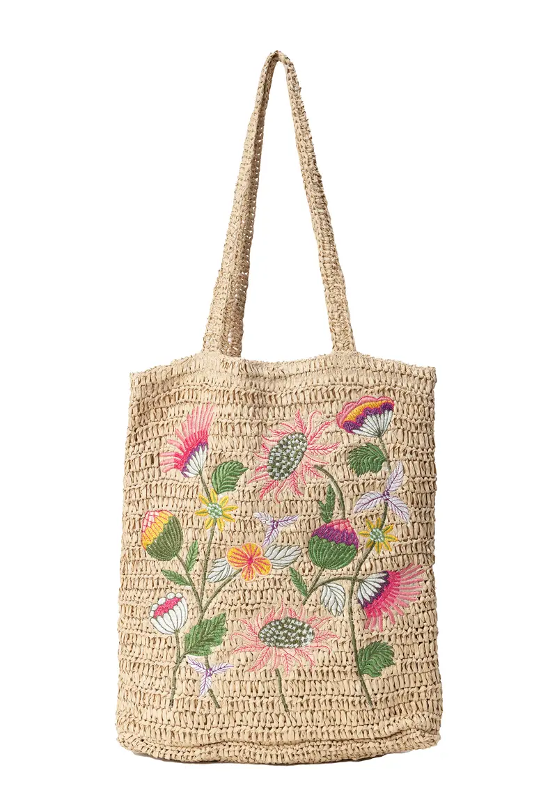 Flower Raffia handlenett