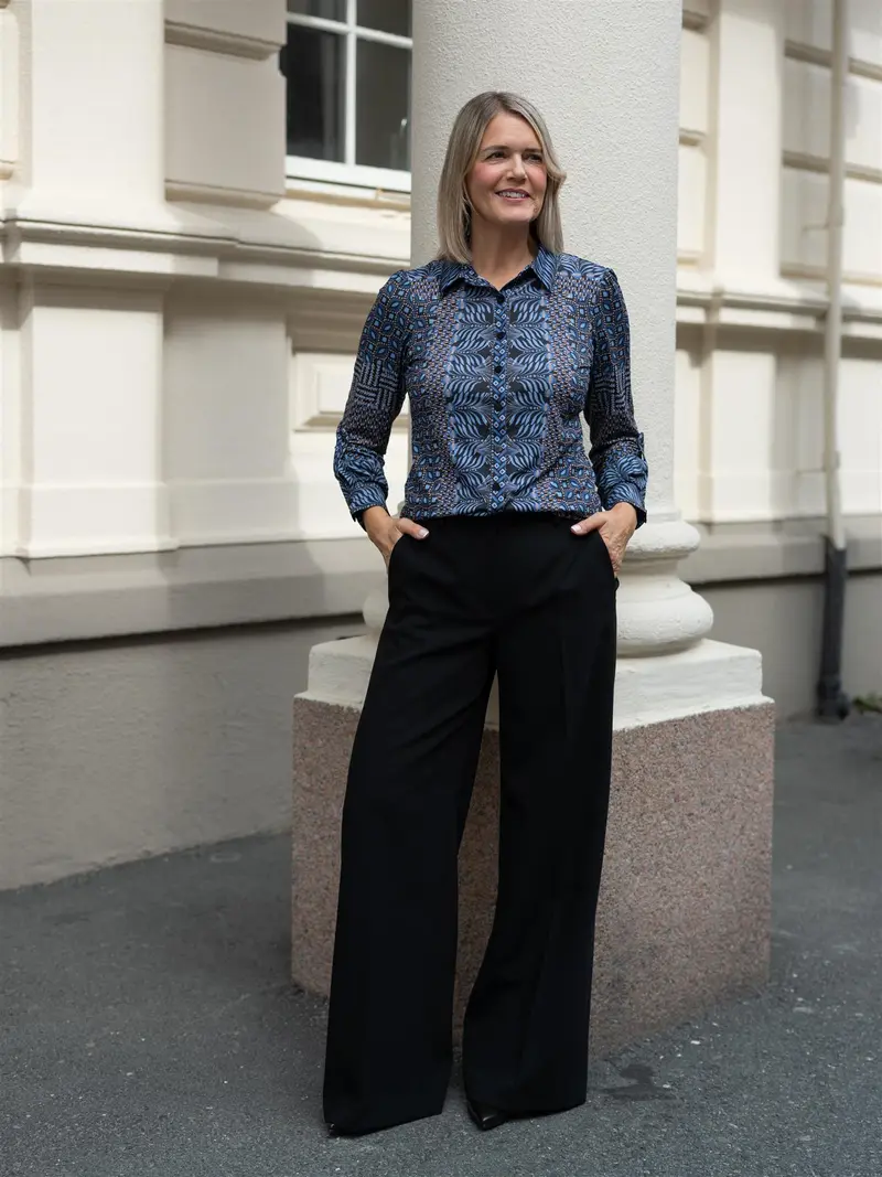 Keeley Blouse Navy