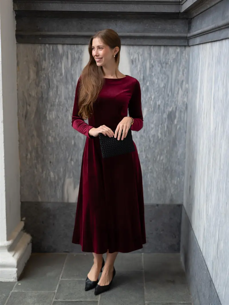 Kjole Bordeaux