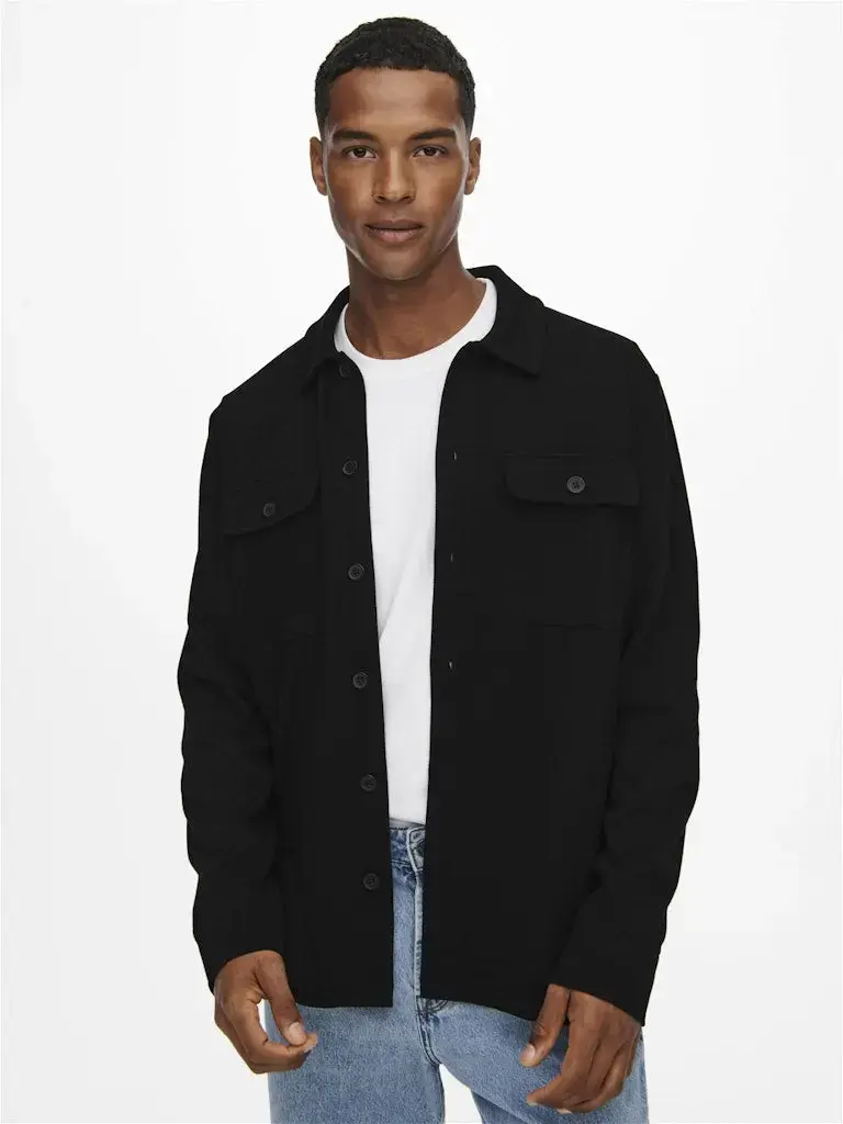 Kodyl Overshirt - Black