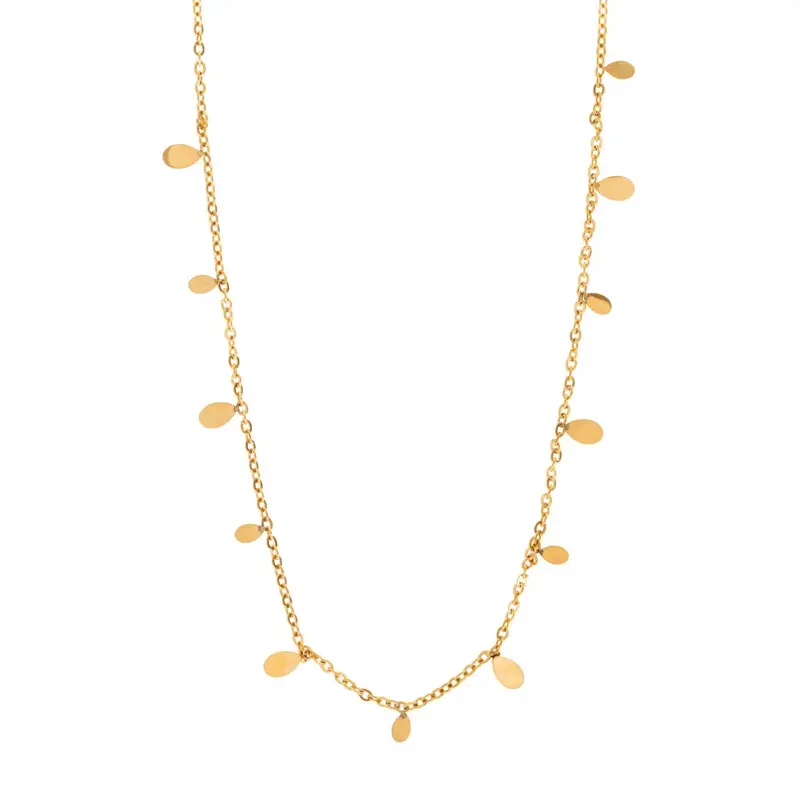 Lia Tiny Oval Necklace