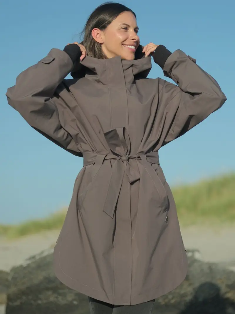 Lule The Wide Jacket Coffee