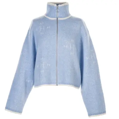 Lyseblå IBEN Zip jacket