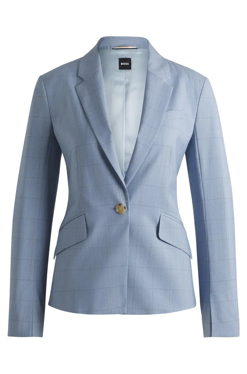 Lyseblå Jia4 Blazer