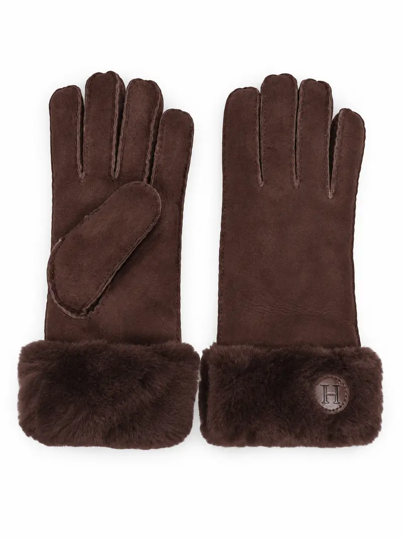 Mørkebrun Sheep gloves