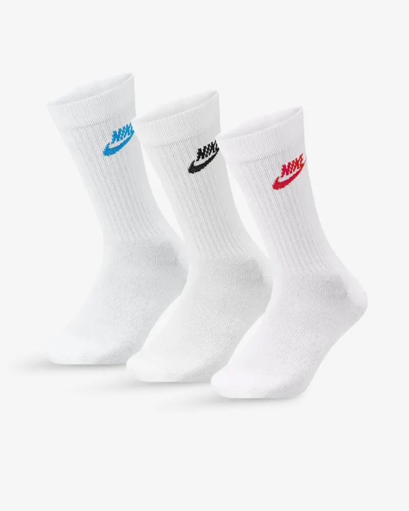 NSW EVERYDAY ESSENTIAL CREW SOCKS 3PR - MULTI
