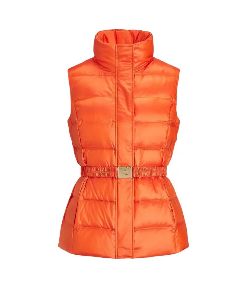 Orange Down vest