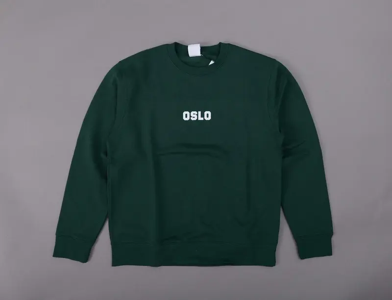 OSLO Crew Neck Sweater Green
