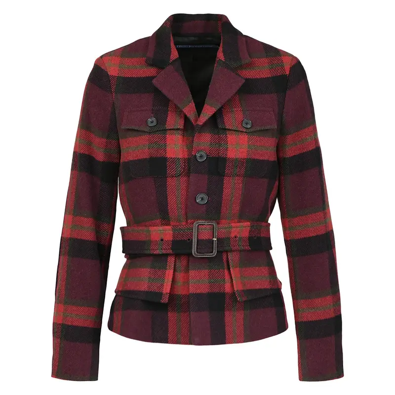 Red Multi Sport Blazer Coat